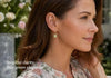Handmade Gold Vermeil Gemstone Drop Earrings
