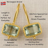 Handmade Gold Vermeil Gemstone Drop Earrings