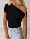 Zesica Off Shoulder Knit Top