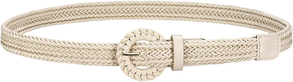 Woven Boho Straw Belt