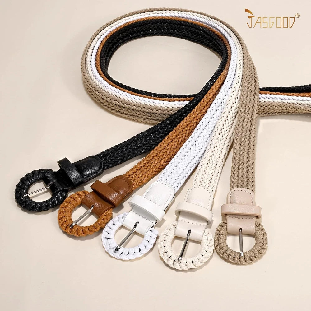 Woven Boho Straw Belt