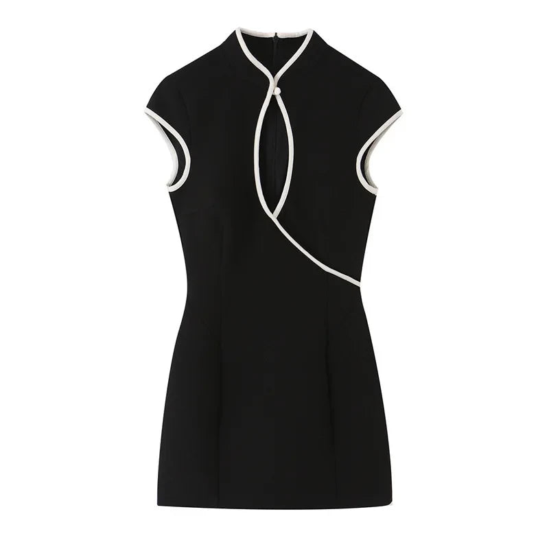 Hollow Out Bodycon Mini Dress