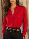 Long Sleeve Button Down Blouse