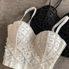 Beaded Pearl Corset Top