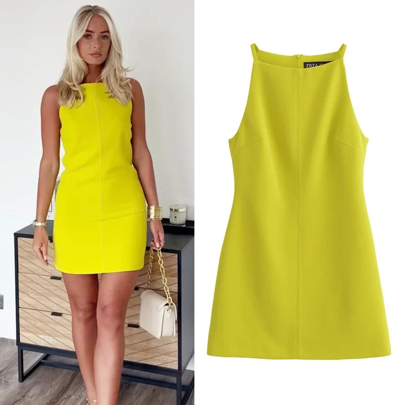 Sleeveless Bodycon Mini Dress