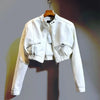 Faux Leather Motorcycle Jacket