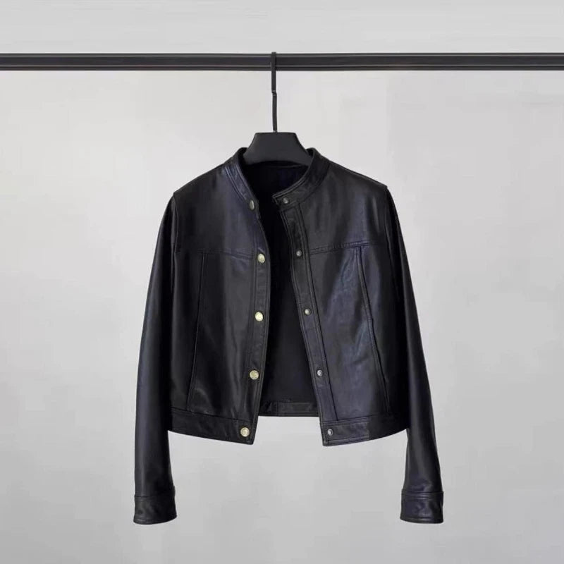 Faux Leather Motorcycle Jacket