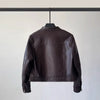 Faux Leather Motorcycle Jacket