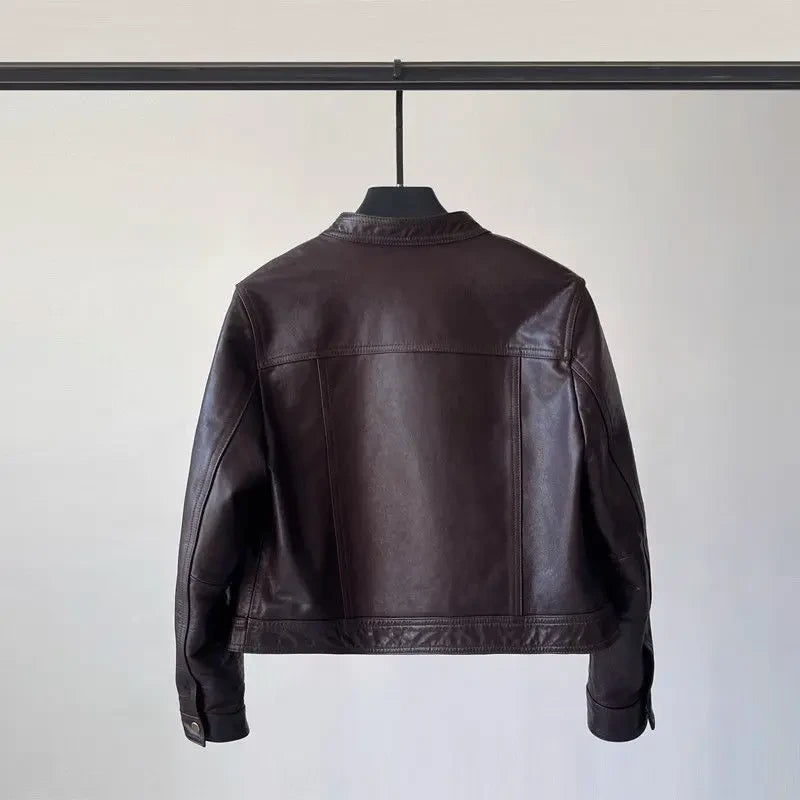 Faux Leather Motorcycle Jacket