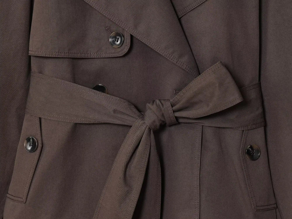 British Style Belted Trench Coat