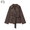 British Style Belted Trench Coat