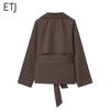 British Style Belted Trench Coat