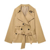 British Style Belted Trench Coat