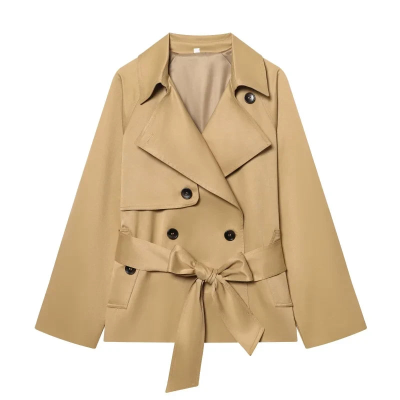 British Style Belted Trench Coat