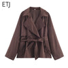British Style Belted Trench Coat
