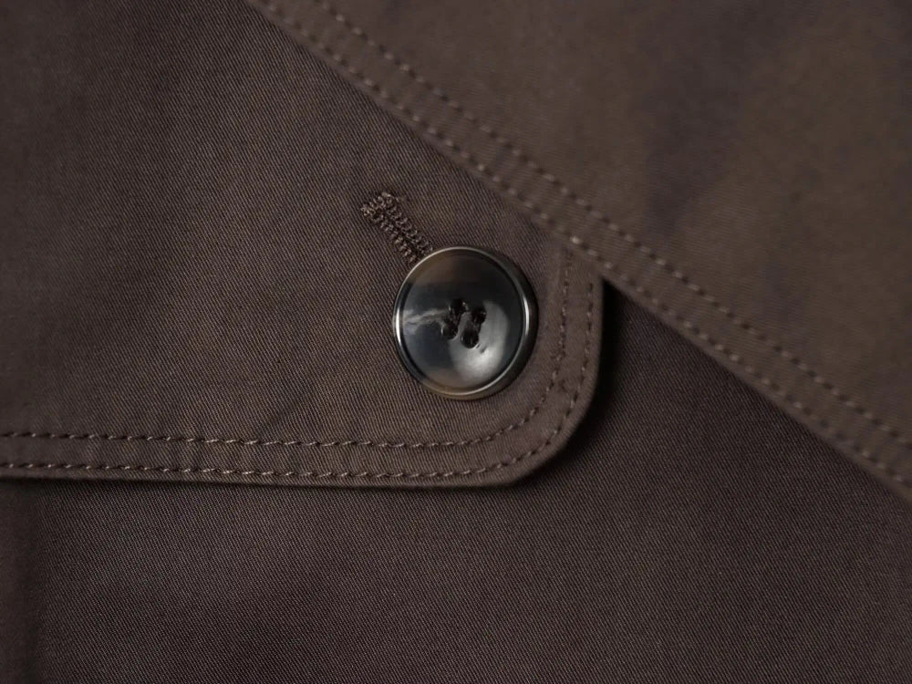 British Style Belted Trench Coat
