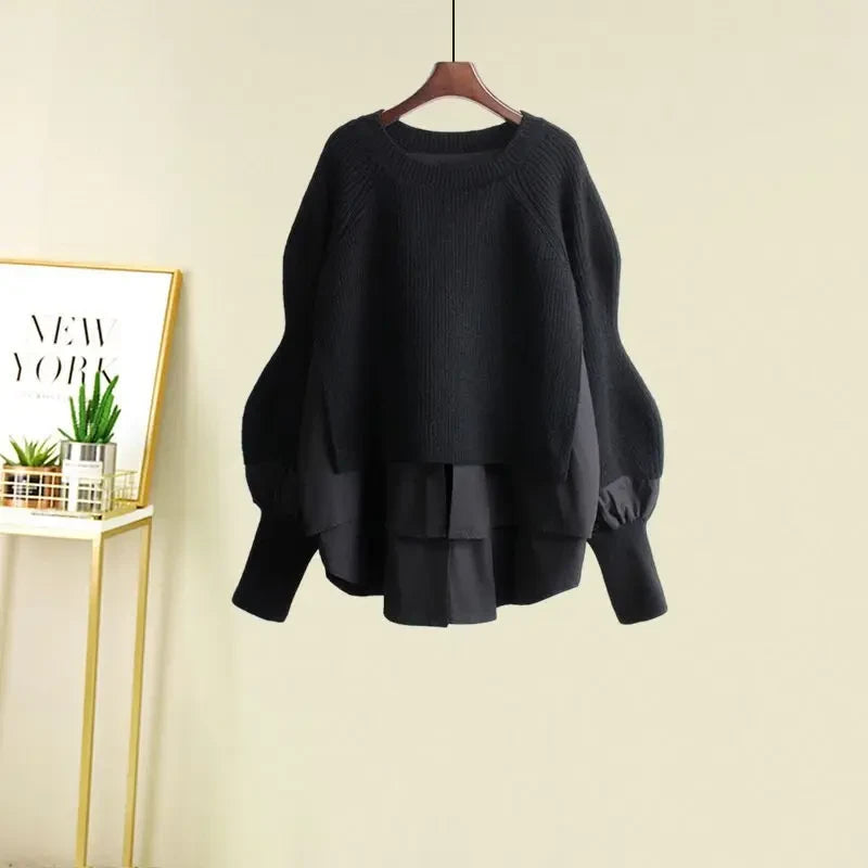 Knit Sweater and Skirt Set