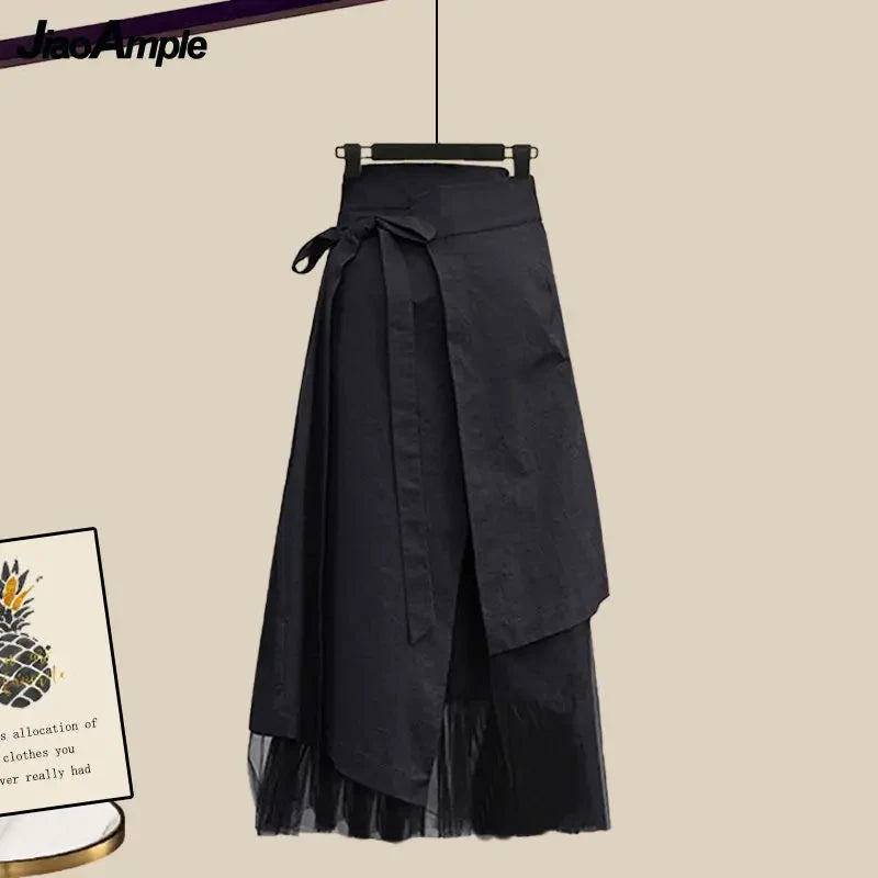 Knit Sweater and Skirt Set