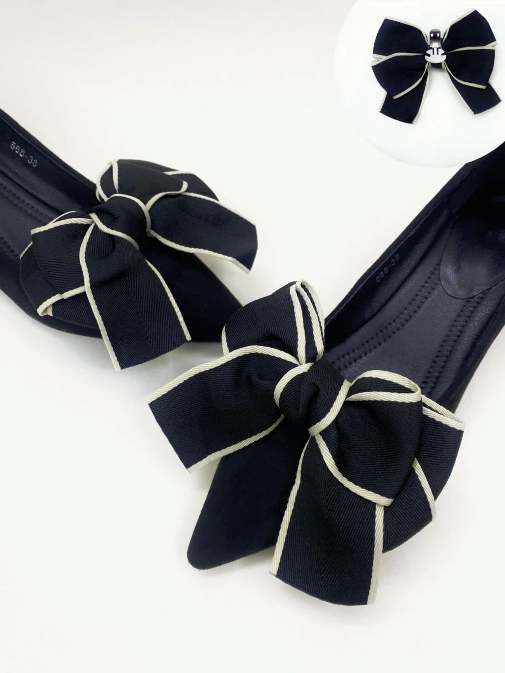 Bow Detail Shoe Clips