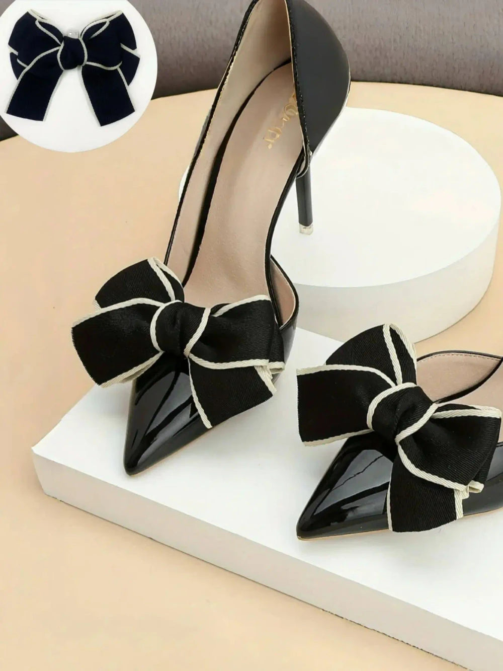 Bow Detail Shoe Clips
