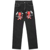 Retro Y2K Flared Denim Pants