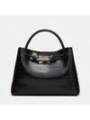 Black Stone Patterned Crossbody Bag