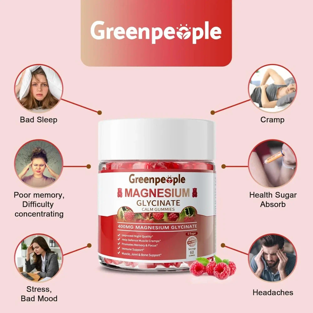Magnesium Glycinate Gummies for Calm Sleep