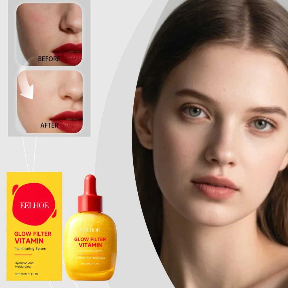 Vitamin C Cherry Face Serum for Winter Hydration