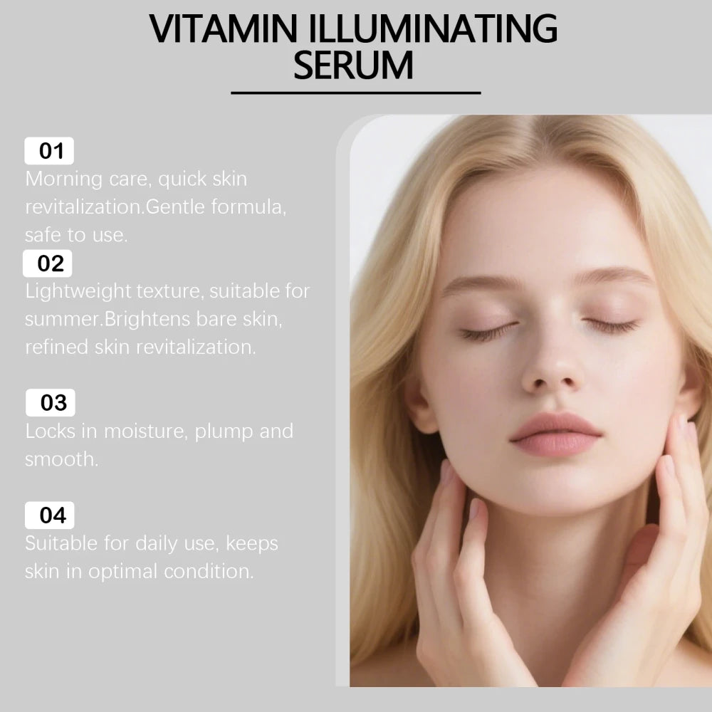 Vitamin C Cherry Face Serum for Winter Hydration