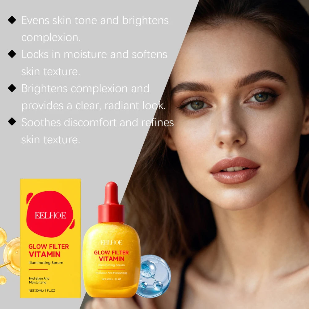 Vitamin C Cherry Face Serum for Winter Hydration