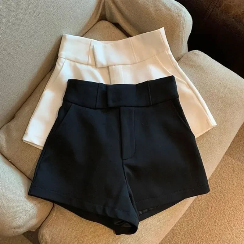 Black High Waisted Shorts