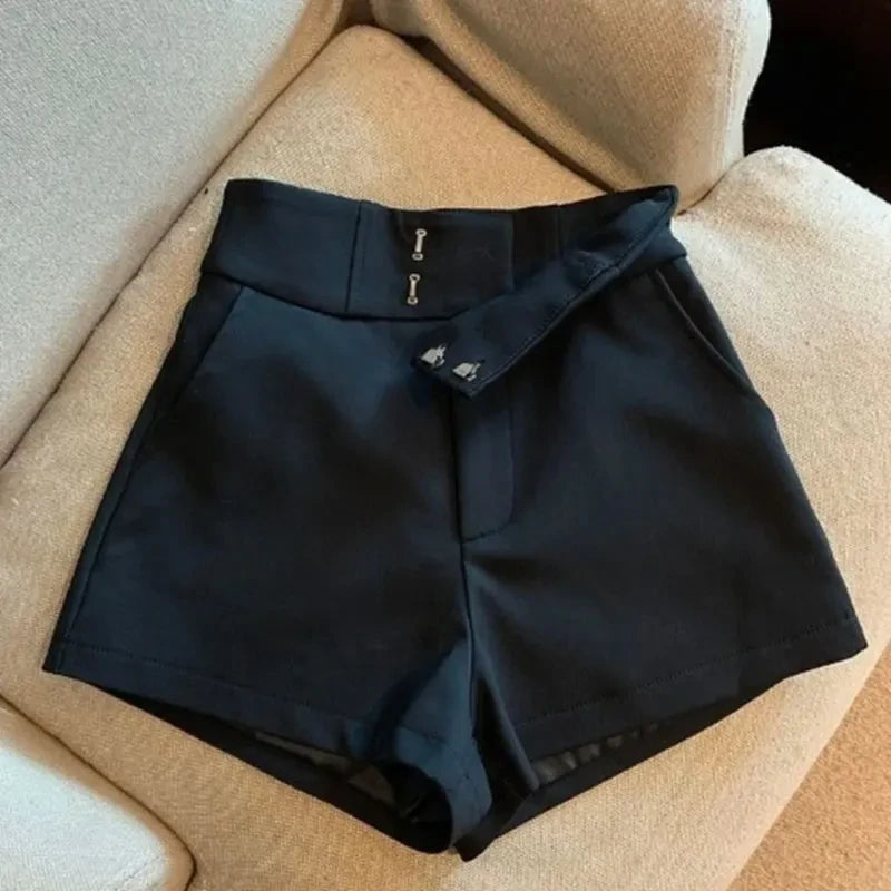 Black High Waisted Shorts