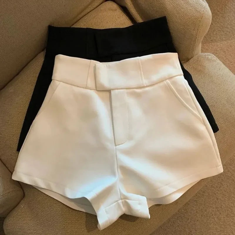 Black High Waisted Shorts