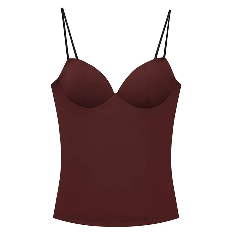 Sleeveless Backless Corset Crop Top