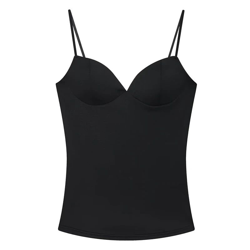 Sleeveless Backless Corset Crop Top