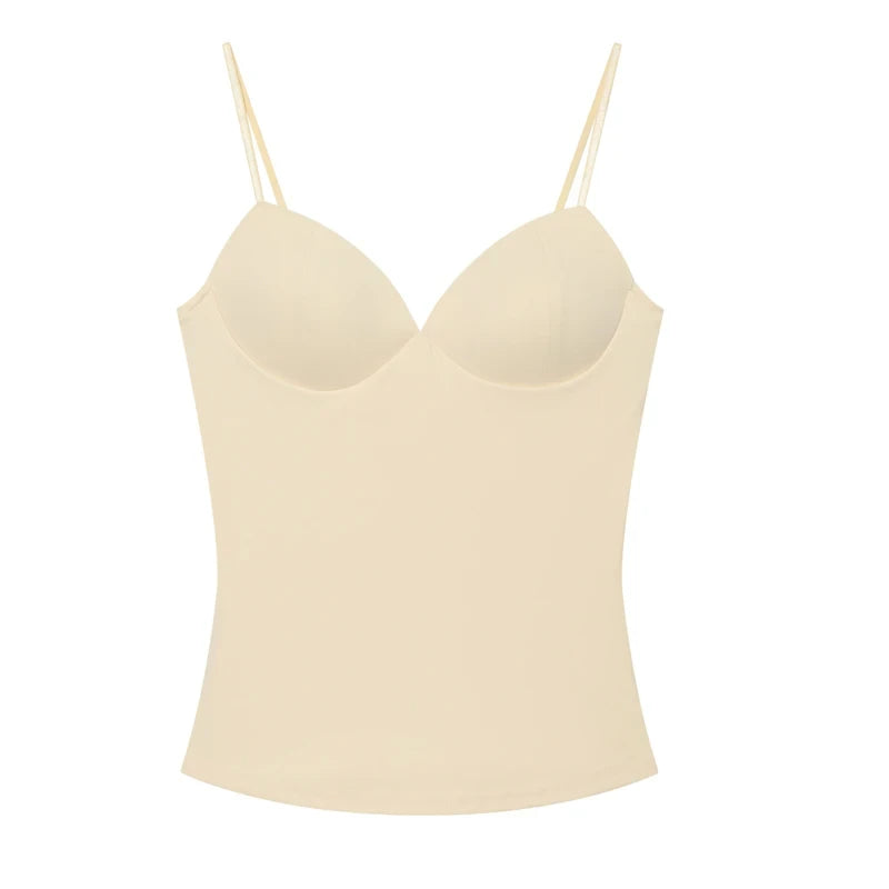 Sleeveless Backless Corset Crop Top