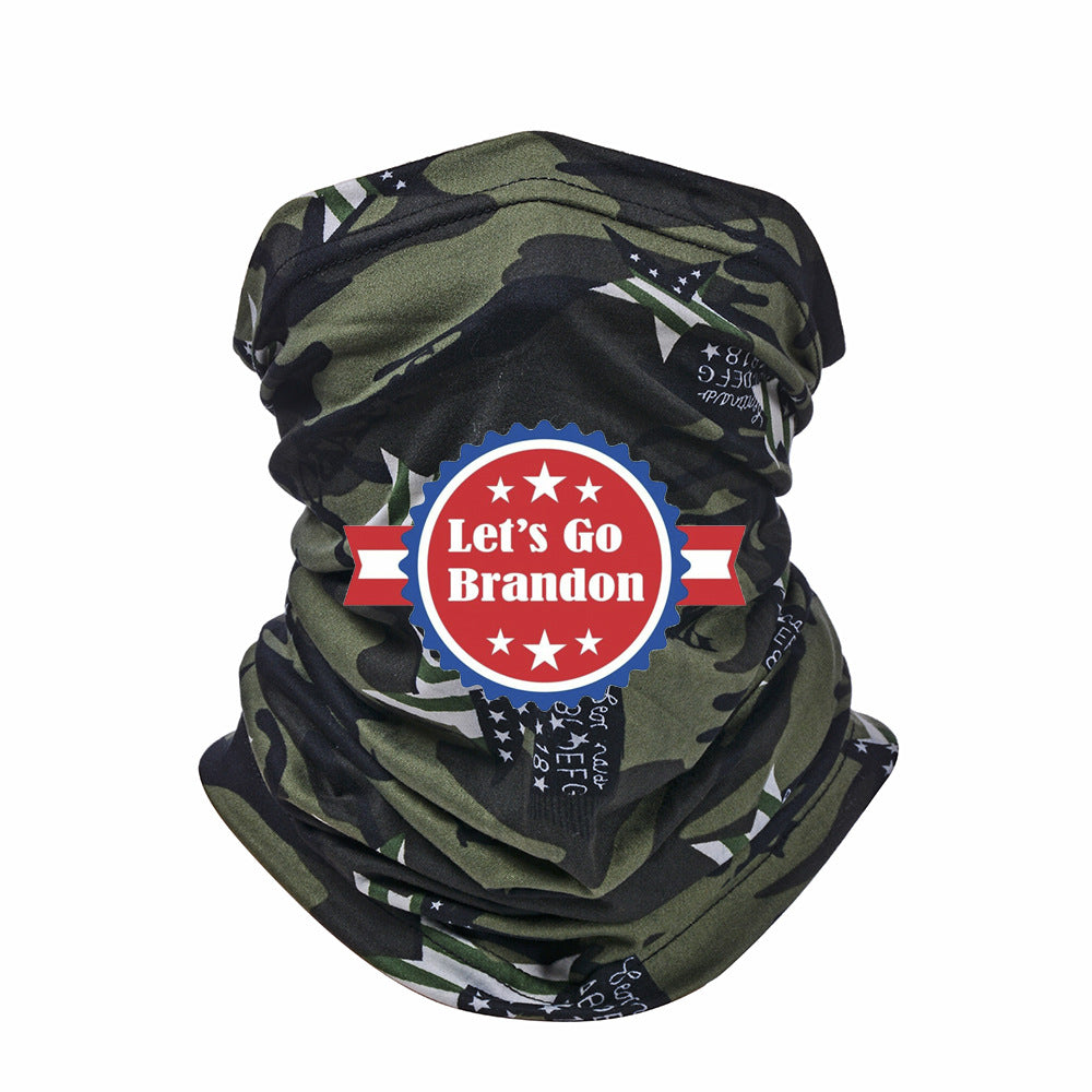 Camouflage Scarf Milk Silk Sunscreen Mask