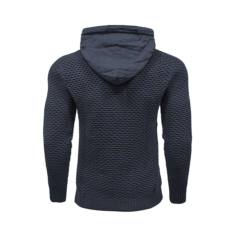 Hot Selling New Style 3D Pattern Outdoor Sports Men Solid Color Casual Hoodies