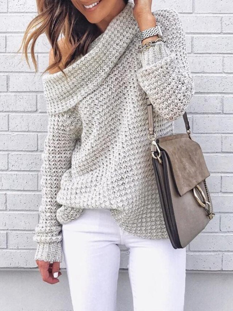 Off the shoulder sweater