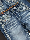 Vintage Embroidered Denim Jeans