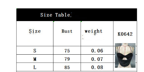 Punching Steel Ring European And American Style Vest For Women