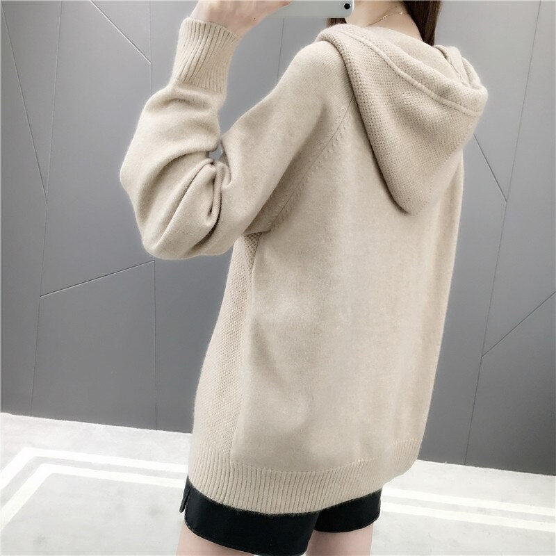 Women's autumn sweater sweater