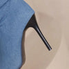 Pointed Toe Stiletto Mid Calf Boots
