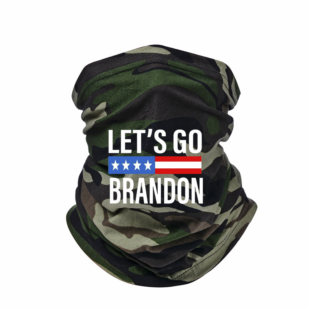Camouflage Scarf Milk Silk Sunscreen Mask