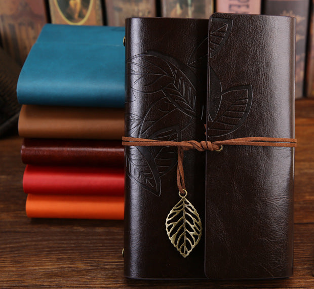 Loose leaf vintage leaf notepad