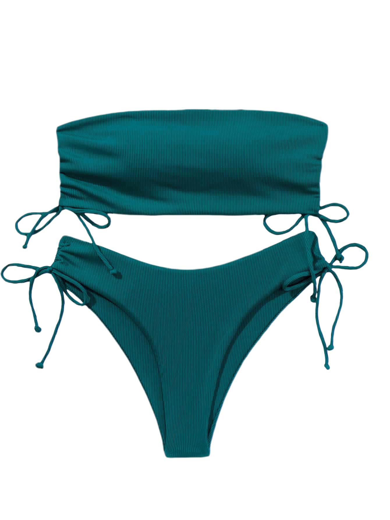 Bikini Solid Color Sexy Women's Swimsuit