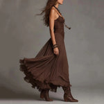 Lace Boho Midi Dress