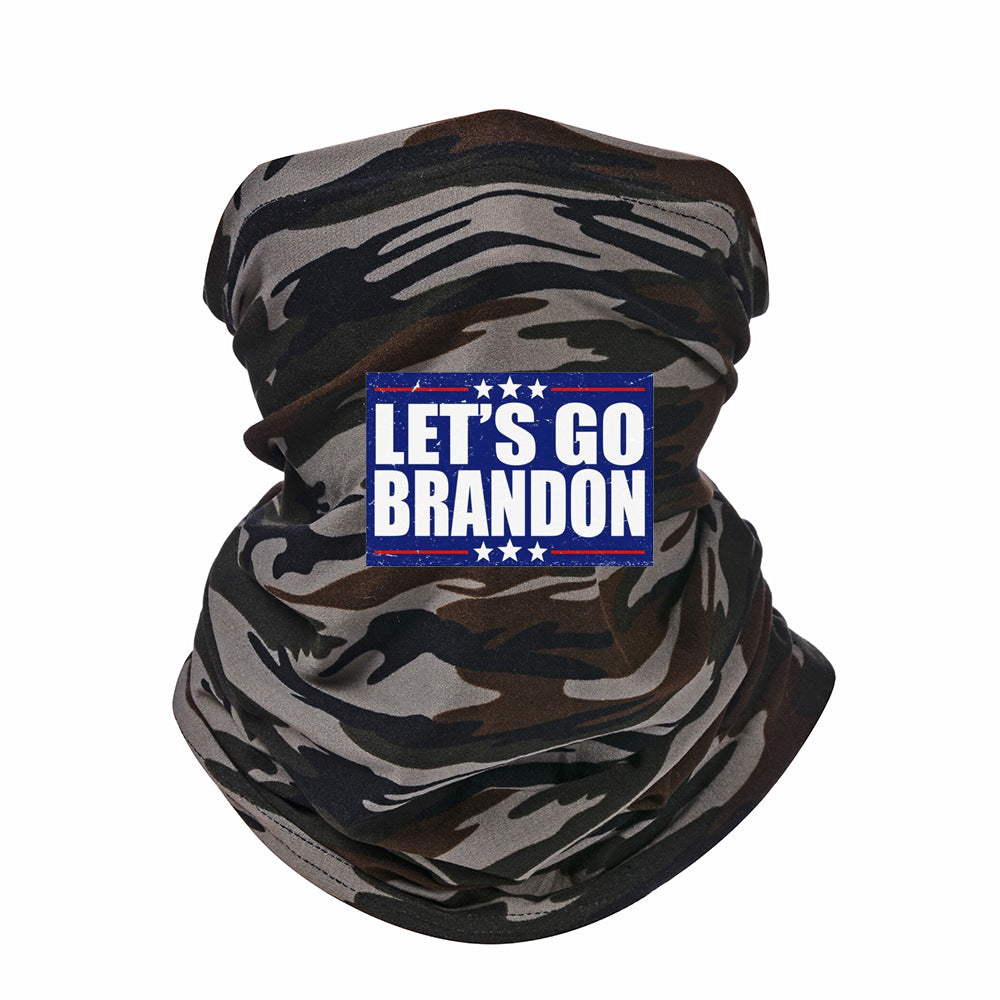 Camouflage Scarf Milk Silk Sunscreen Mask