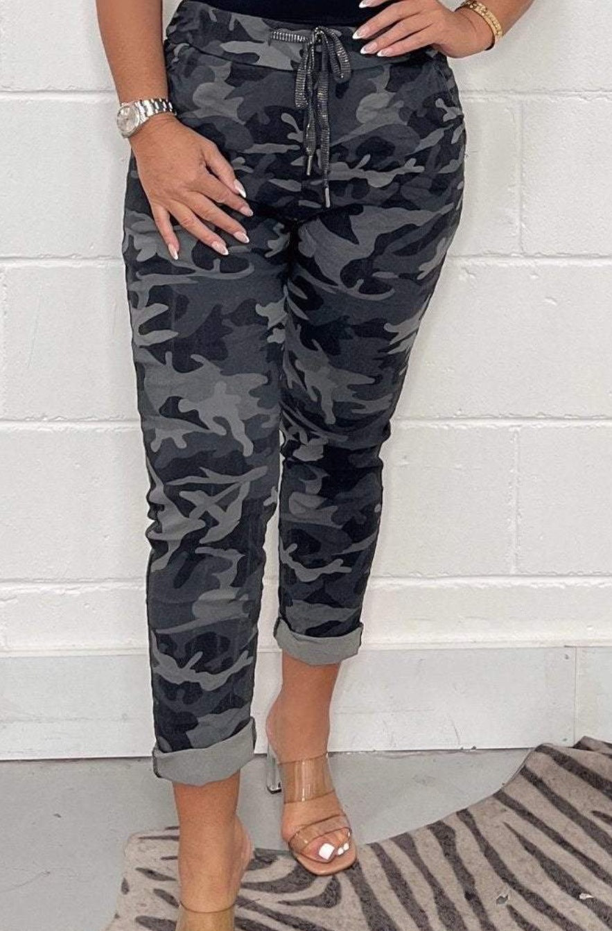 Fashion Camouflage Print Loose Casual Pants Sports Pants