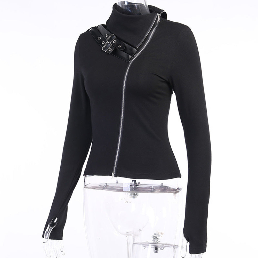 Women's Dark Punk Double Zip Top